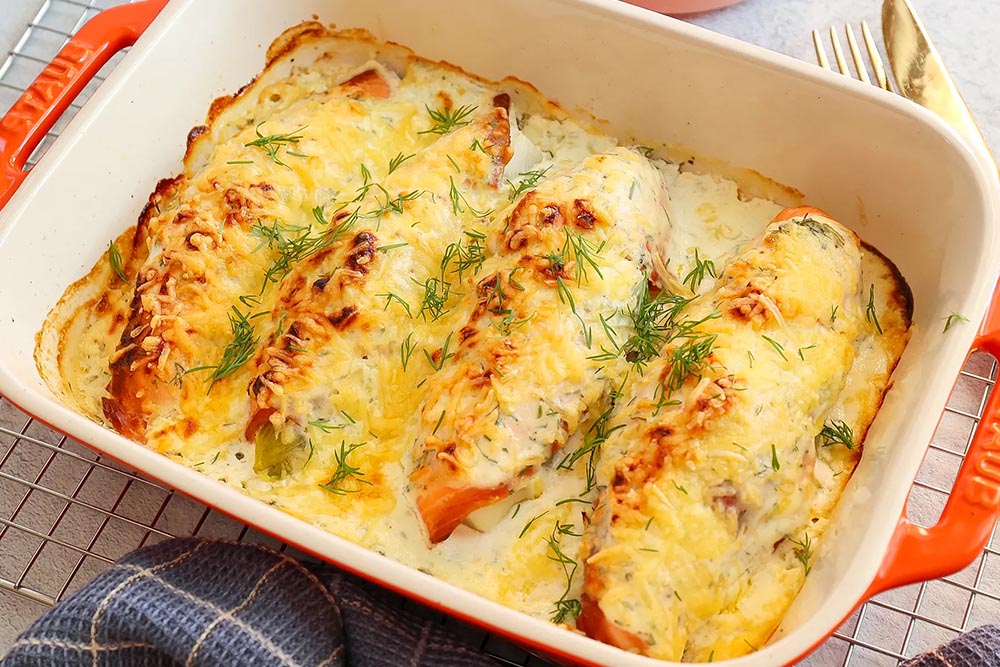 Witlofschotel uit de oven met Brie